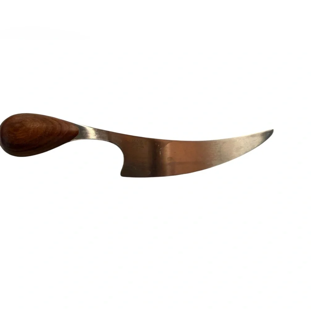 Dansk Teak Wooden Cheese Board and Knife Set